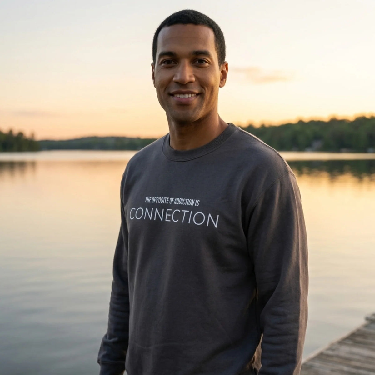The Opposite of Addiction is Connection Sweatshirt