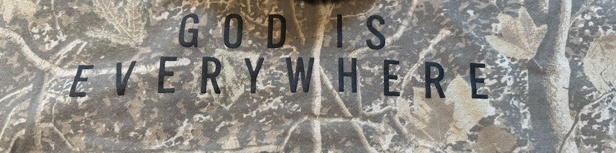 God is Everywhere Camo Hoodie