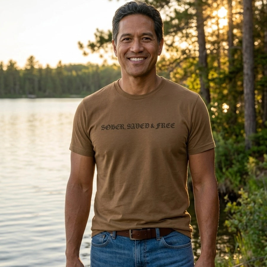 Sober, Saved & Free T-Shirt