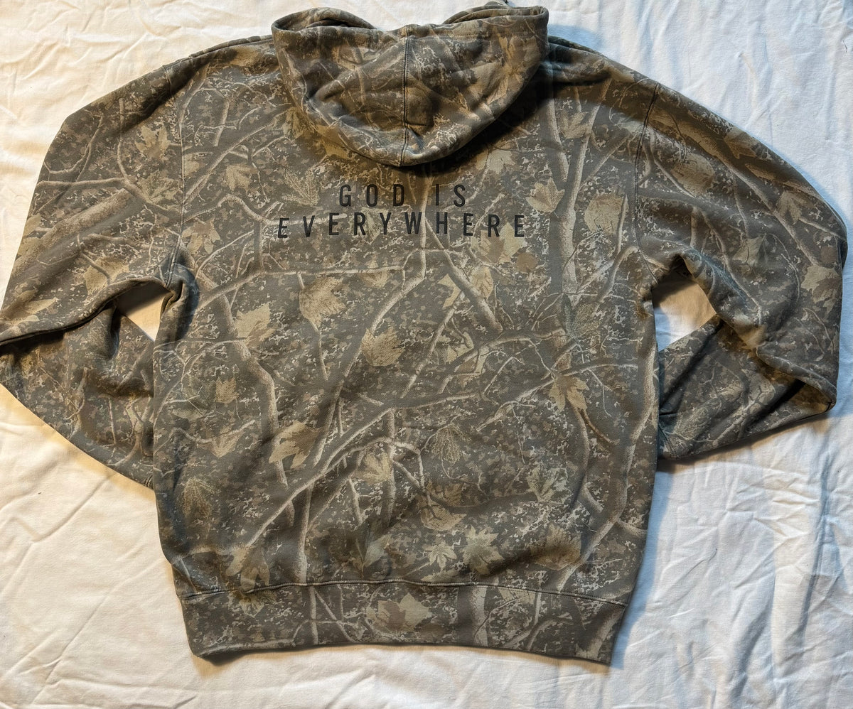 God is Everywhere Camo Hoodie